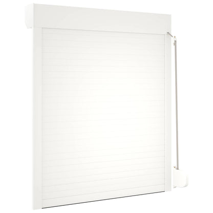 Persiana a rullo Bianco 100 x 130 cm Alluminio e poliuretano | homemem39