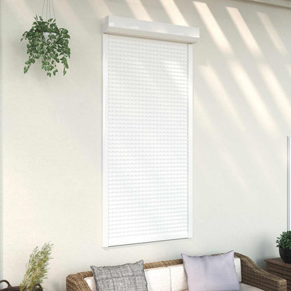 Persiana a rullo Bianco 100 x 210 cm Alluminio e poliuretano