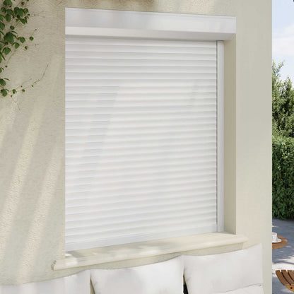 Persiana a rullo Bianco 110 x 130 cm Alluminio e poliuretano | homemem39