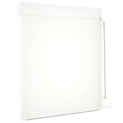 Persiana a rullo Bianco 110 x 130 cm Alluminio e poliuretano | homemem39