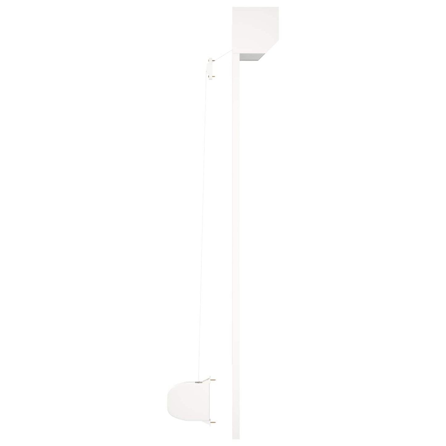 Persiana a rullo Bianco 110 x 130 cm Alluminio e poliuretano | homemem39