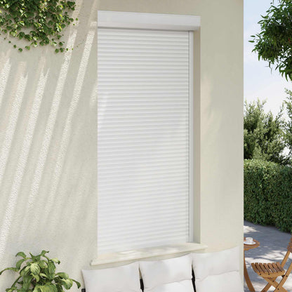 Persiana a rullo Bianco 110 x 220 cm Alluminio e poliuretano