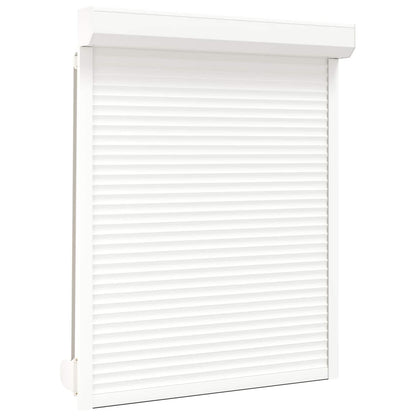 Persiana a rullo Bianco 120 x 150 cm Alluminio e poliuretano | homemem39