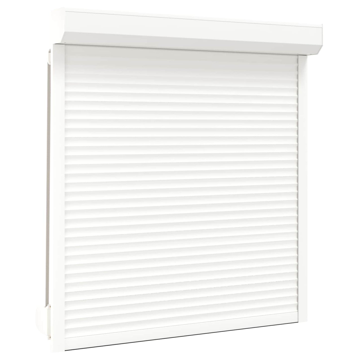 Persiana a rullo Bianco 130 x 140 cm Alluminio e poliuretano