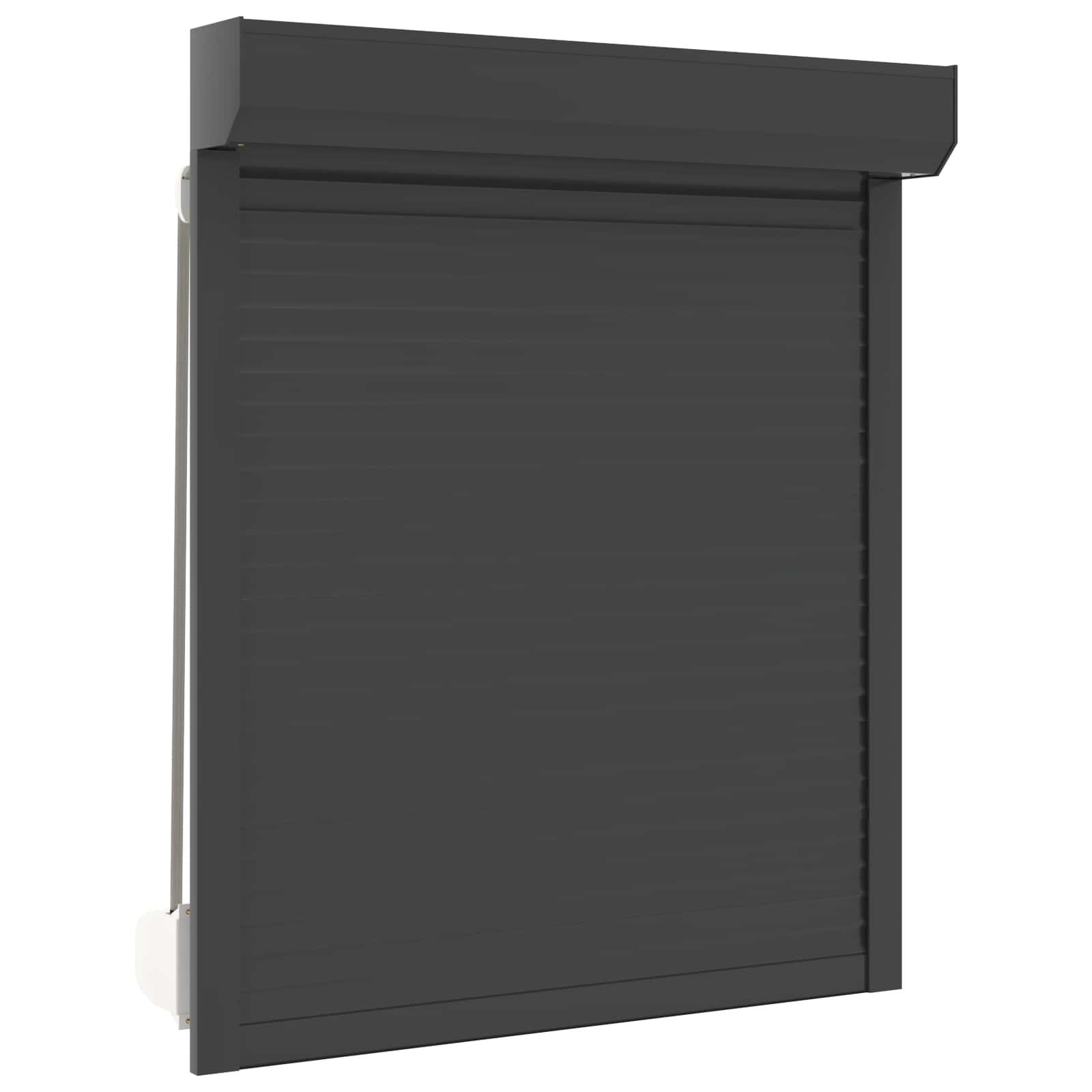 Persiana a rullo Antracite 100 x 120 cm Alluminio e poliuretano | homemem39
