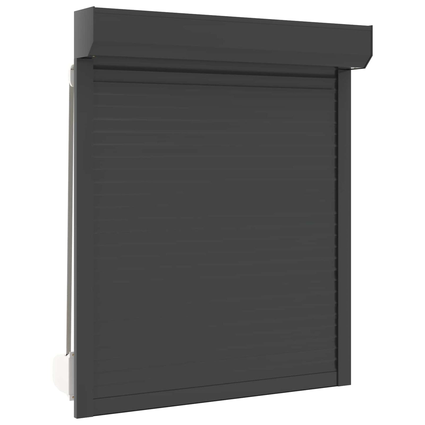 Persiana a rullo Antracite 100 x 130 cm Alluminio e poliuretano