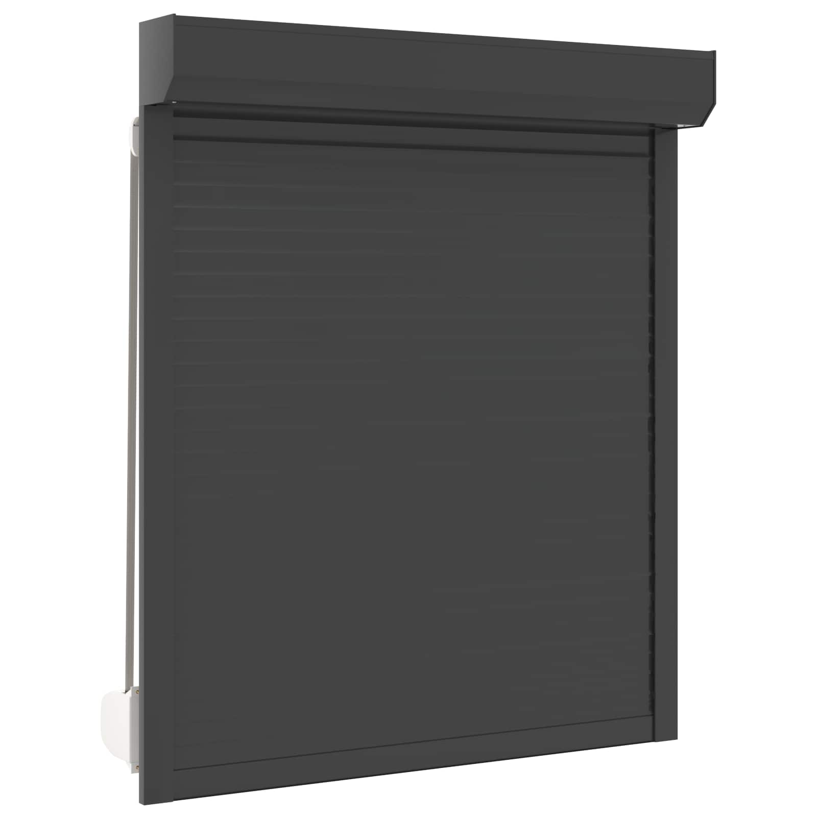 Persiana a rullo Antracite 110 x 130 cm Alluminio e poliuretano | homemem39