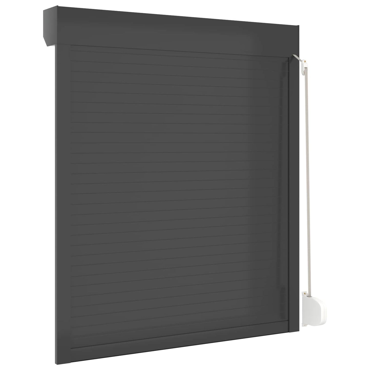 Persiana a rullo Antracite 110 x 130 cm Alluminio e poliuretano | homemem39