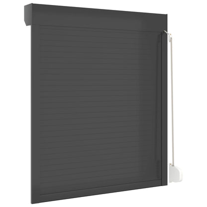 Persiana a rullo Antracite 110 x 130 cm Alluminio e poliuretano | homemem39