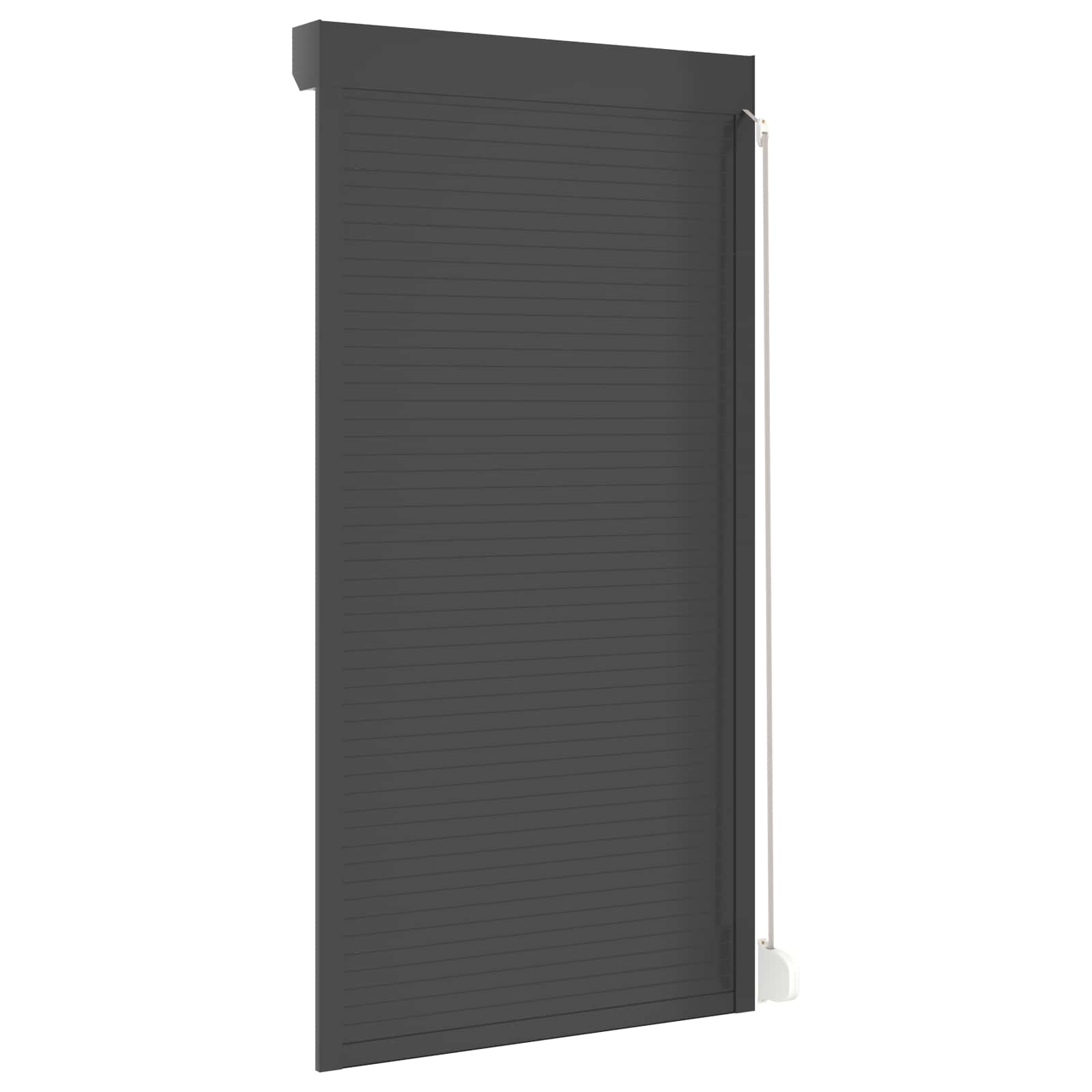 Persiana a rullo Antracite 110 x 220 cm Alluminio e poliuretano | homemem39