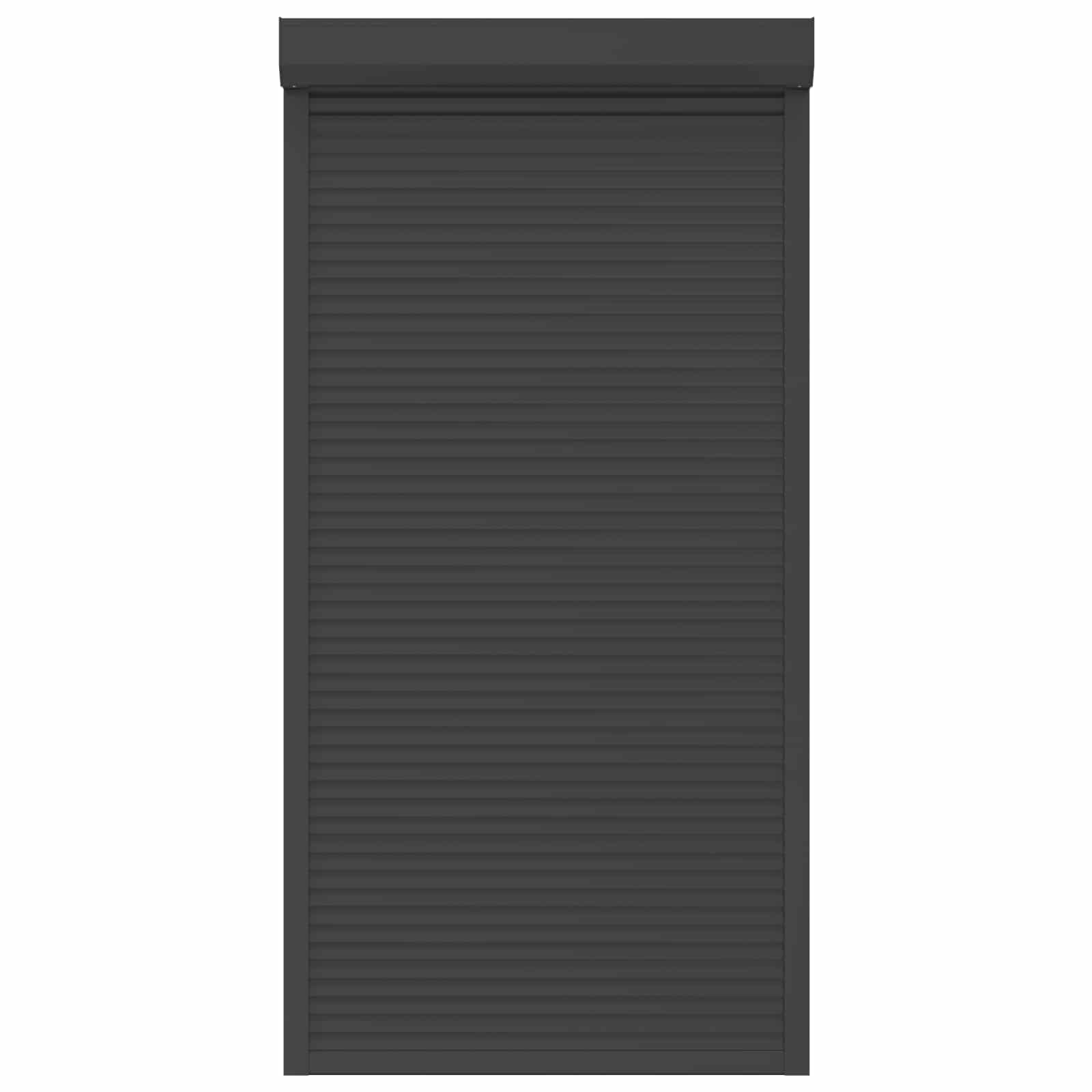 Persiana a rullo Antracite 110 x 220 cm Alluminio e poliuretano | homemem39