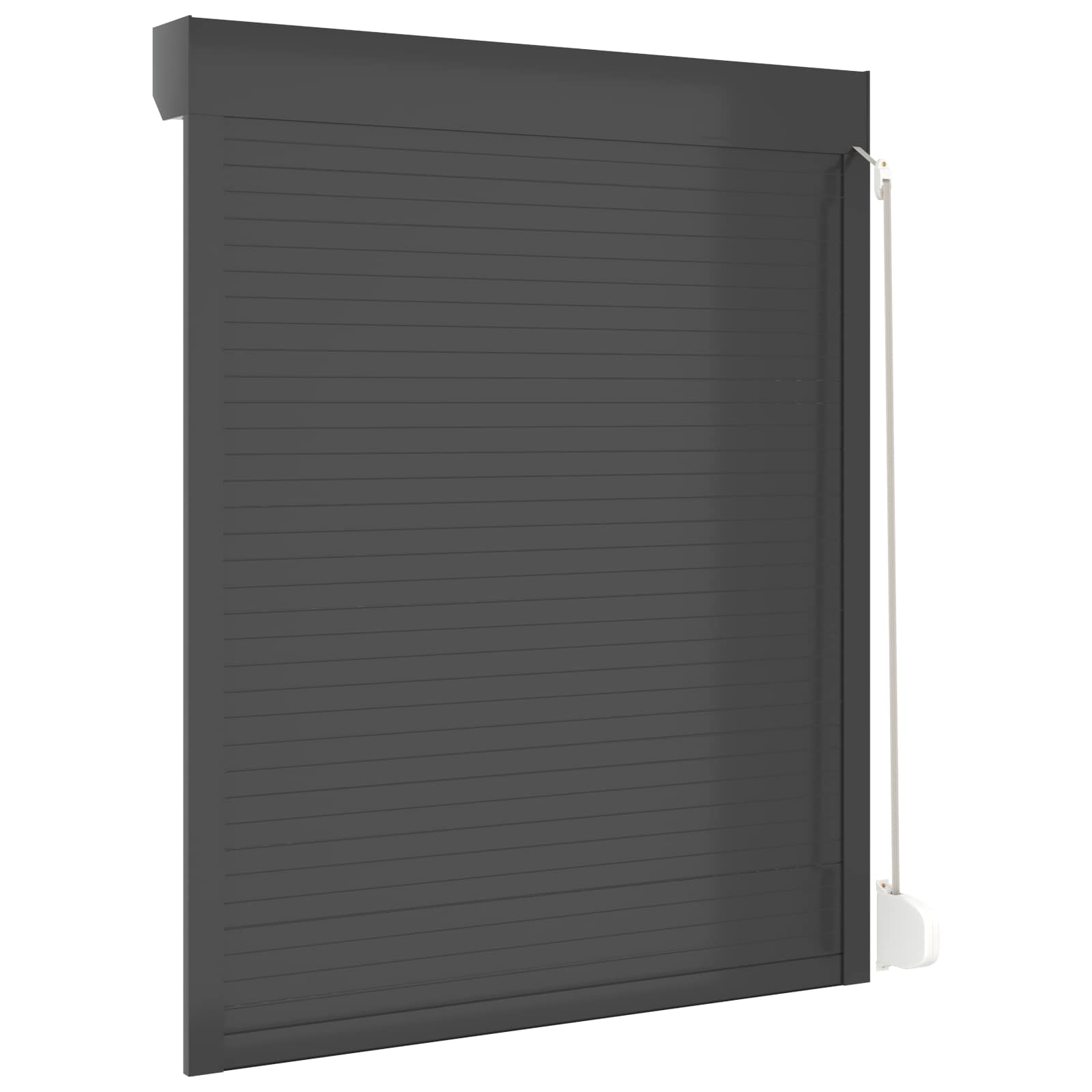 Persiana a rullo Antracite 120 x 150 cm Alluminio e poliuretano | homemem39