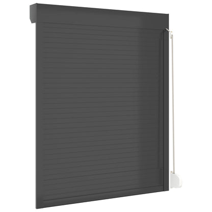 Persiana a rullo Antracite 120 x 150 cm Alluminio e poliuretano | homemem39