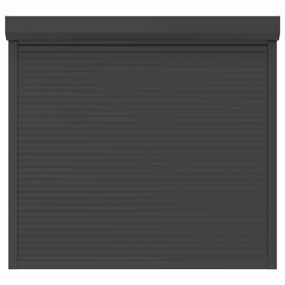 Persiana a rullo Antracite 160 x 150 cm Alluminio e poliuretano