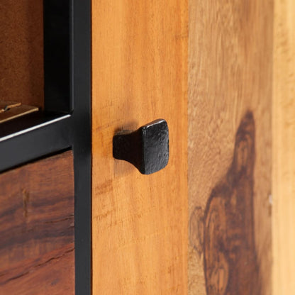 Mobile Porta TV 120x30x40 cm in Legno Massello di Recupero | homemem39