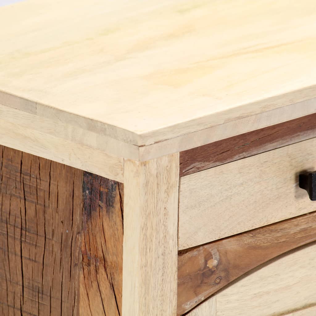 Mobile Porta TV 120x30x40 cm in Legno Massello di Recupero - homemem39