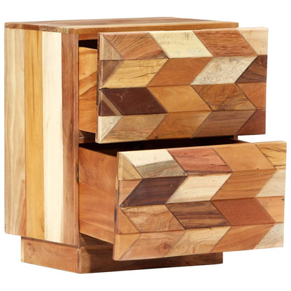 Comodino 40x30x50 cm in Legno Massello di Recupero | homemem39
