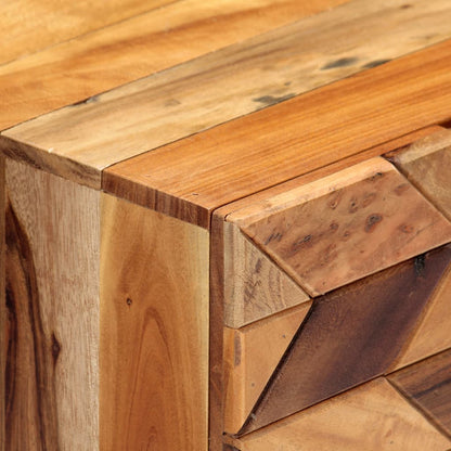 Comodino 40x30x50 cm in Legno Massello di Recupero | homemem39