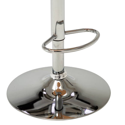 Sgabello da Bar Nera in Legno Piegato e Similpelle - homemem39