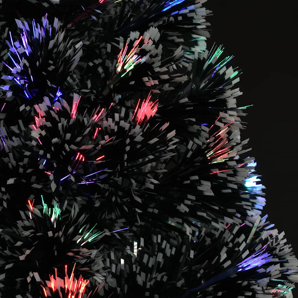Albero di Natale Preilluminato con Supporto e LED 240 cm Fibra Ottica