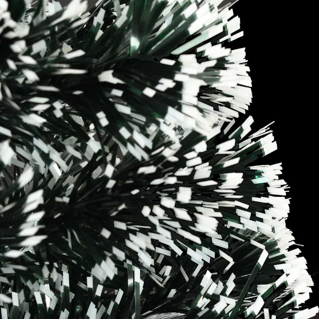 Albero di Natale Preilluminato con Supporto e LED 240 cm Fibra Ottica