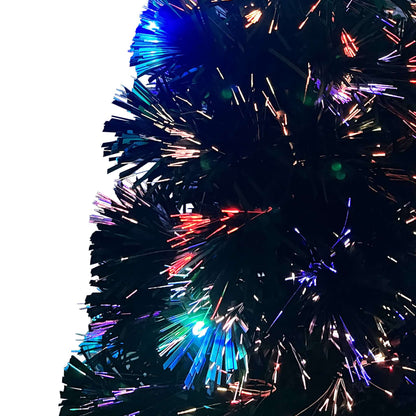 Albero di Natale Preilluminato con Supporto e LED 150 cm Fibra Ottica