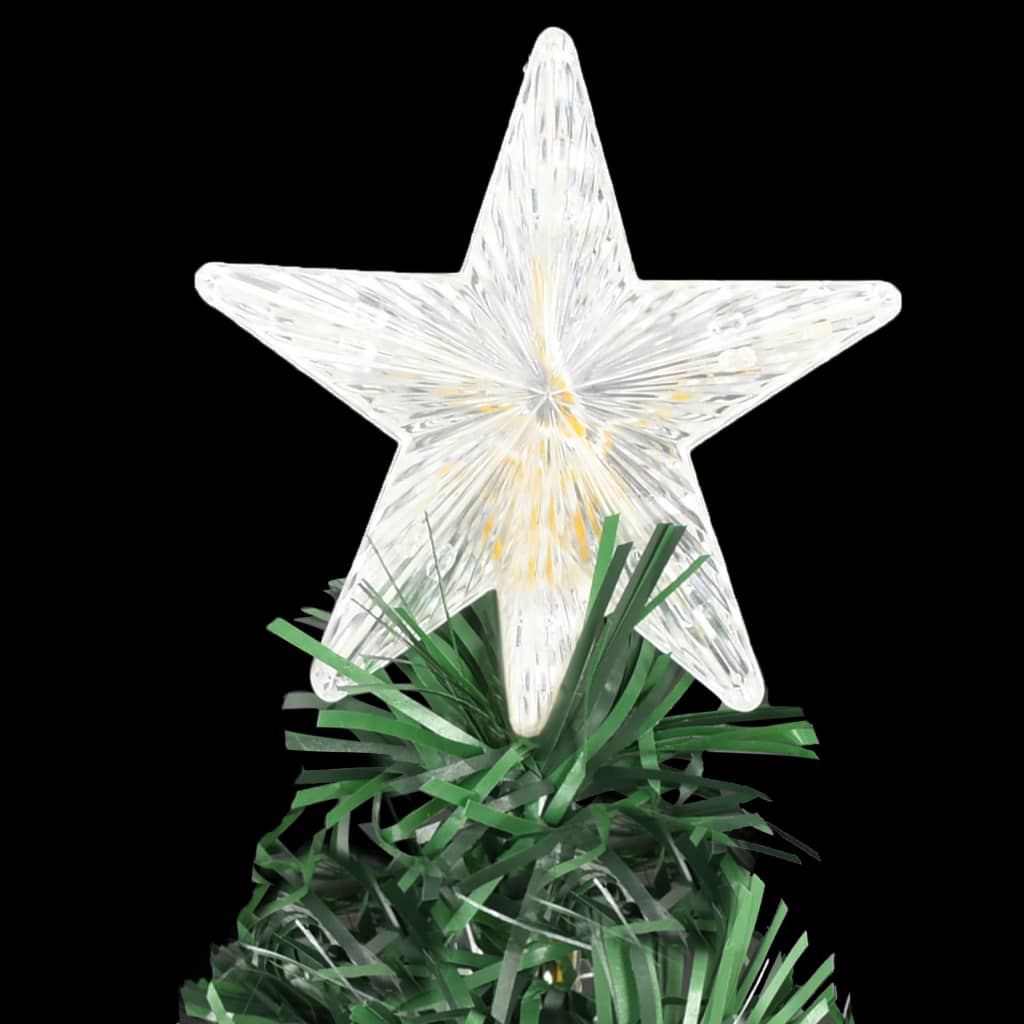 Albero di Natale Preilluminato con Supporto e LED 240 cm Fibra Ottica | homemem39