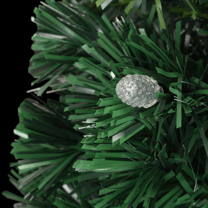 Albero di Natale Preilluminato con Supporto e LED 240 cm Fibra Ottica | homemem39