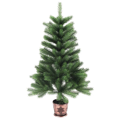 Albero di Natale Artificiale Realistico con Punte 65 cm Verde