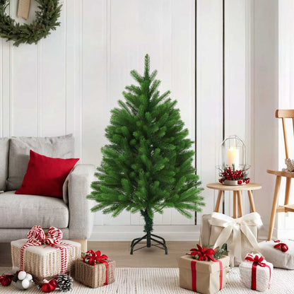 Albero di Natale Artificiale Realistico con Punte 120 cm Verde
