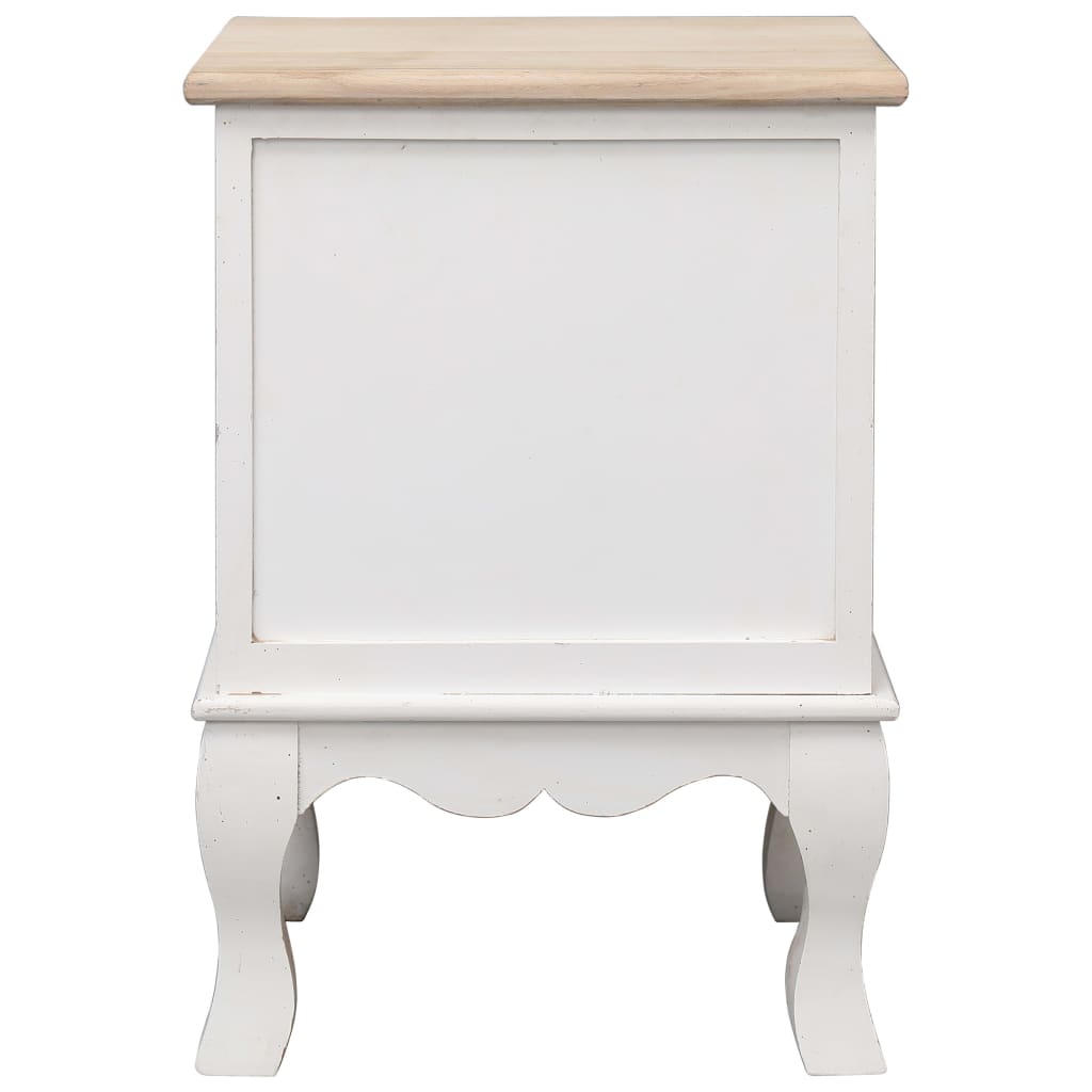 Comodino 35x30x50 cm in Legno di Paulownia