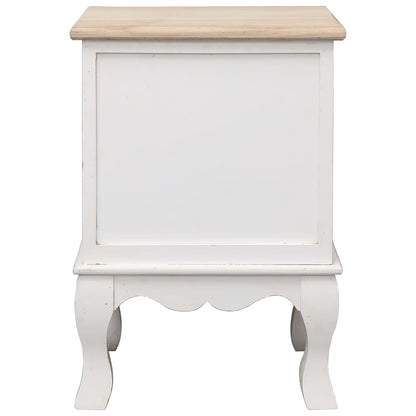 Comodino 35x30x50 cm in Legno di Paulownia