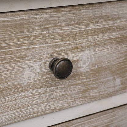 Comodini 2 pz 35x30x50 cm in Legno di Paulownia