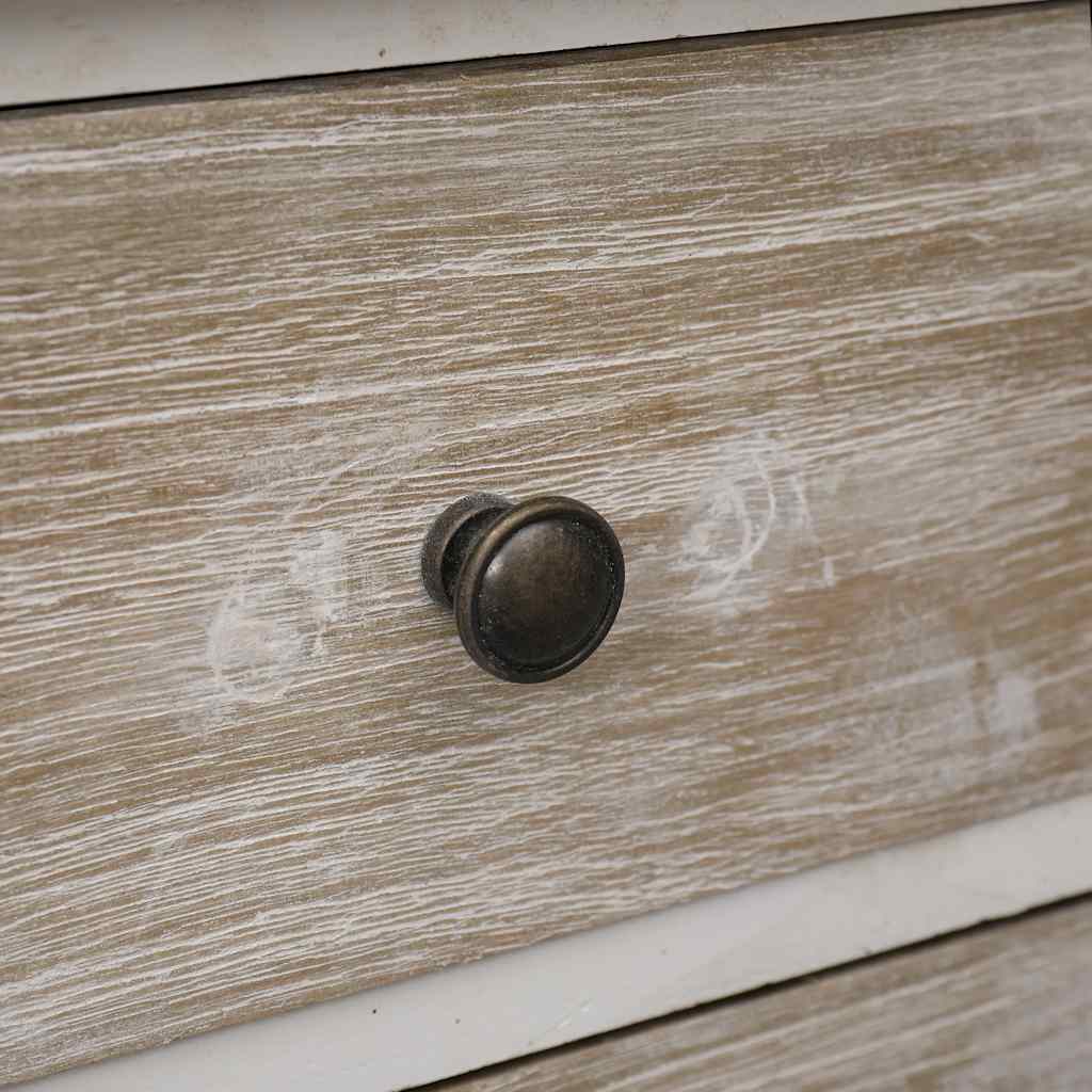 Comodini 2 pz 35x30x50 cm in Legno di Paulownia