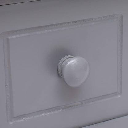 Tavolino Laterale Grigio 40x40x40 cm in Legno di Paulownia - homemem39