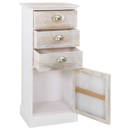 Mobiletto 38x28x86 cm in Legno di Paulownia | homemem39