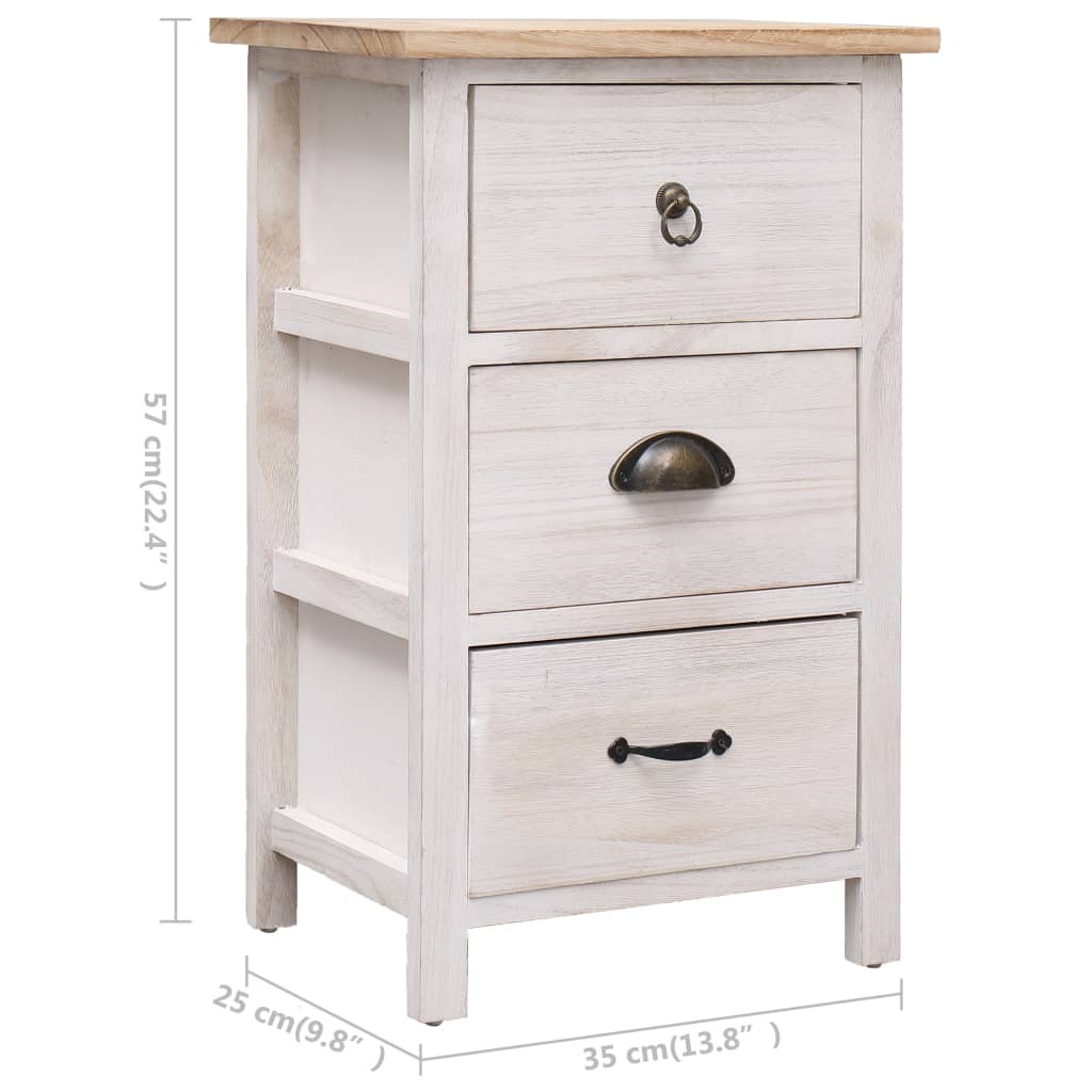 Mobiletto 35x25x57 cm in Legno di Paulownia | homemem39
