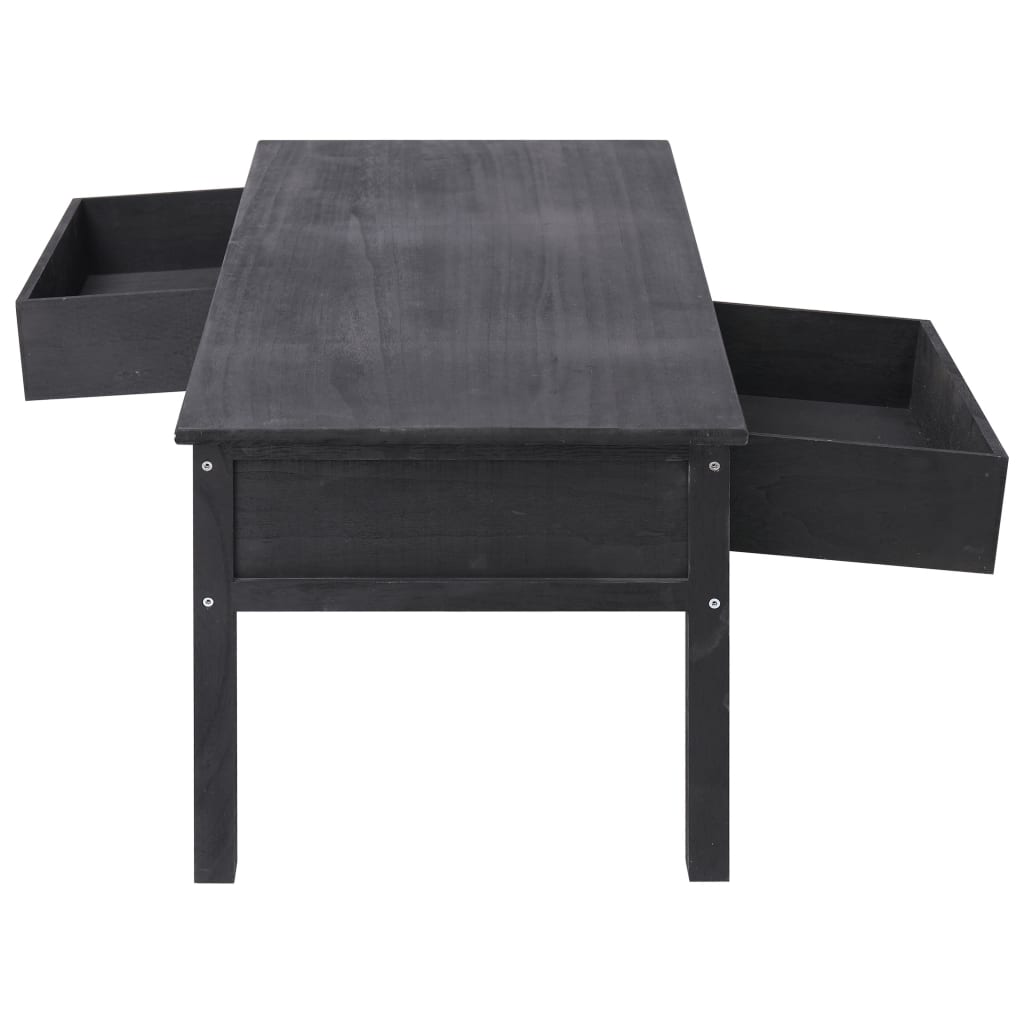 Tavolino da Salotto Nero 100x50x45 cm in Legno | homemem39