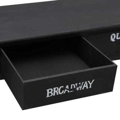 Tavolino da Salotto Nero 100x50x45 cm in Legno | homemem39