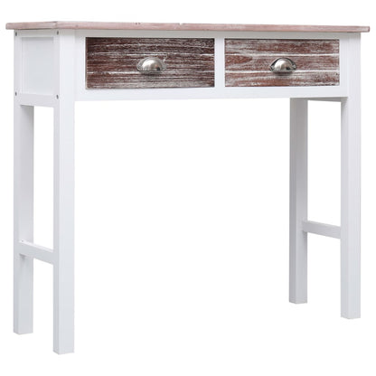 Tavolo Consolle Marrone 90x30x77 cm in Legno | homemem39
