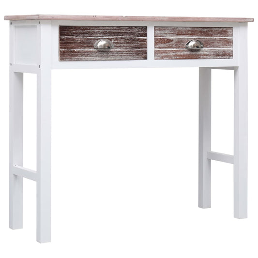 Tavolo Consolle Marrone 90x30x77 cm in Legno | homemem39