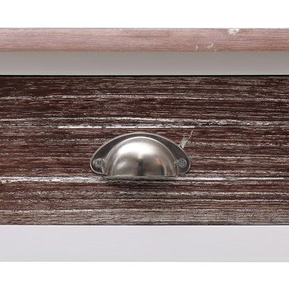 Tavolo Consolle Marrone 90x30x77 cm in Legno | homemem39