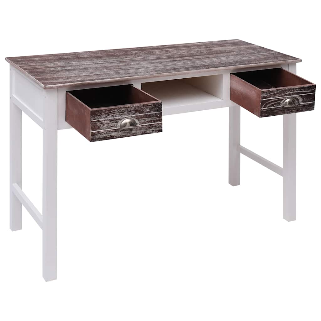 Scrivania Marrone 110x45x76 cm in Legno