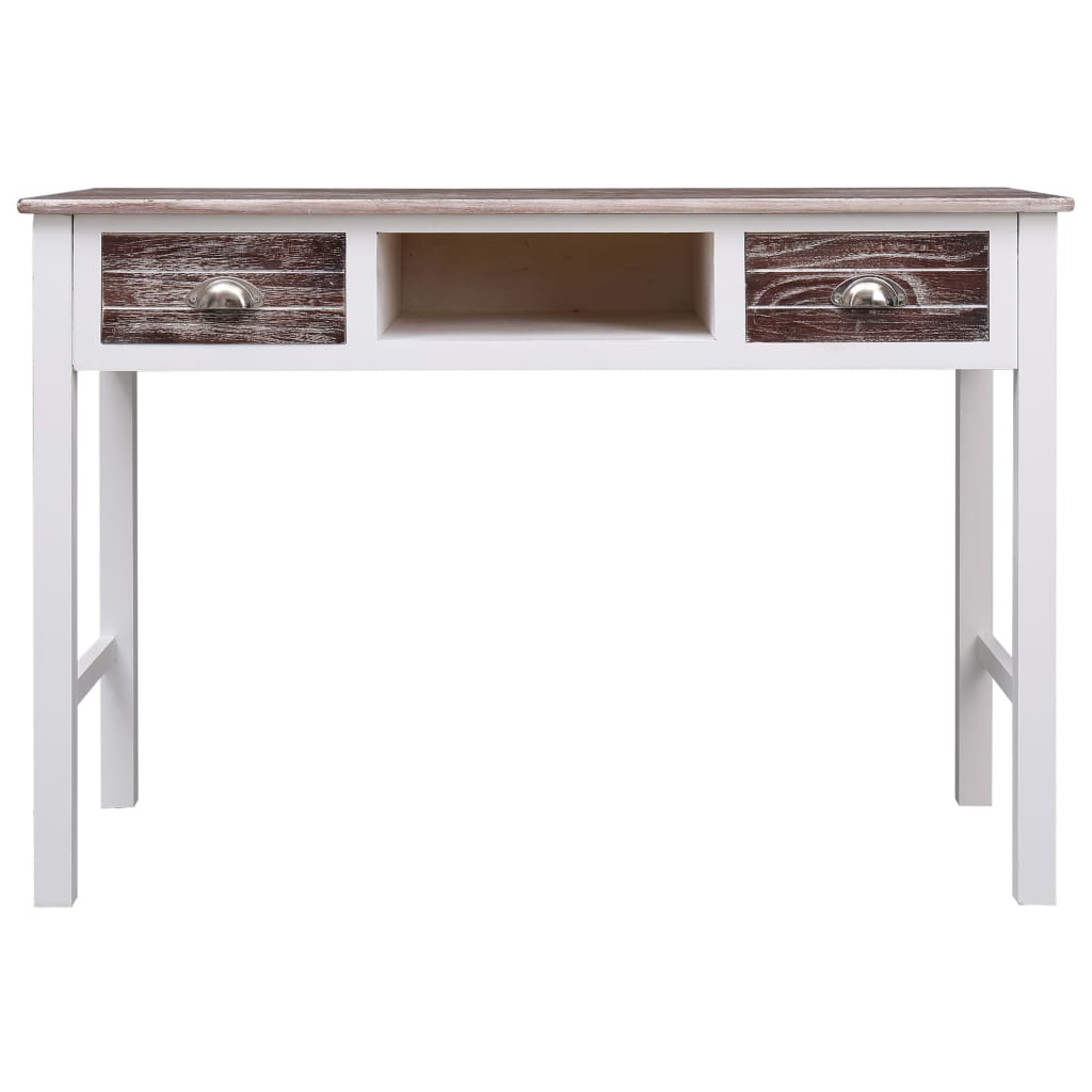 Scrivania Marrone 110x45x76 cm in Legno