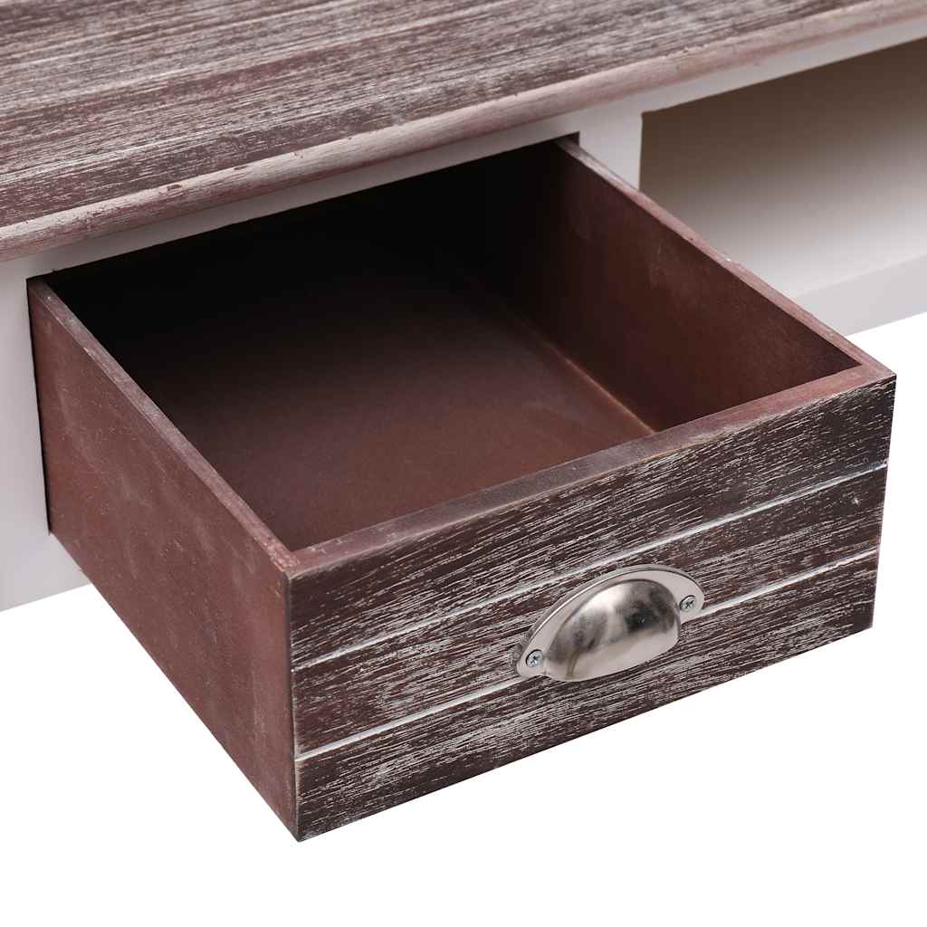 Scrivania Marrone 110x45x76 cm in Legno