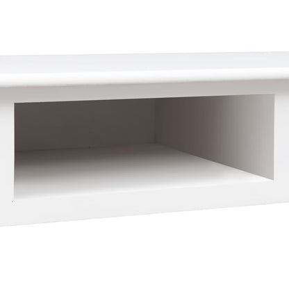Scrivania Bianca 110x45x76 cm in Legno | homemem39