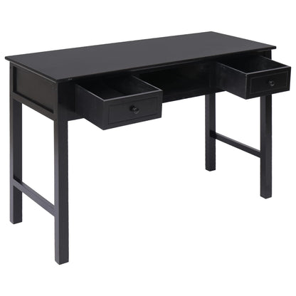Scrivania Nera 110x45x76 cm in Legno | homemem39