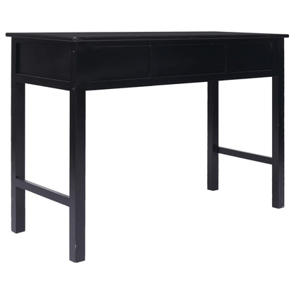 Scrivania Nera 110x45x76 cm in Legno | homemem39