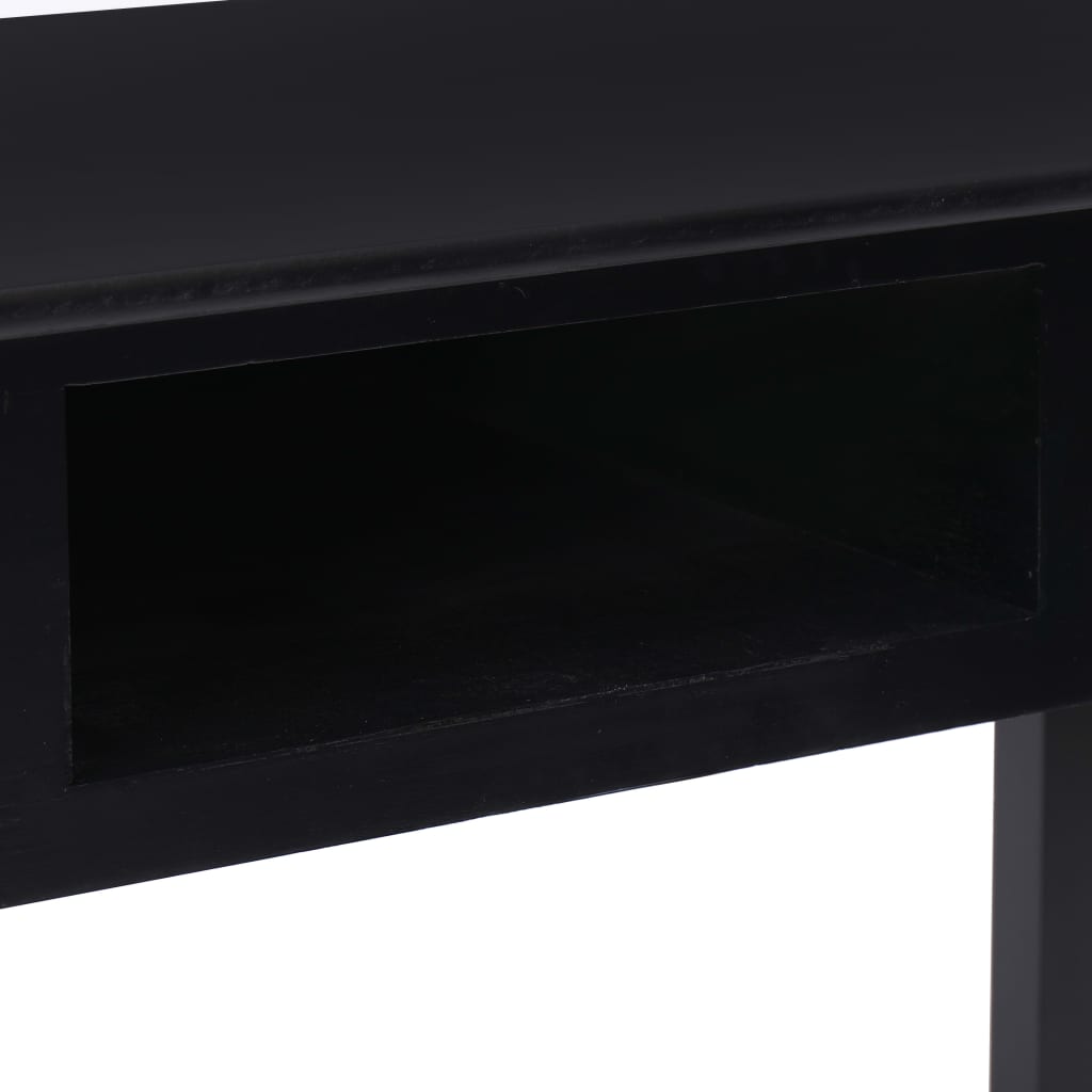 Scrivania Nera 110x45x76 cm in Legno | homemem39