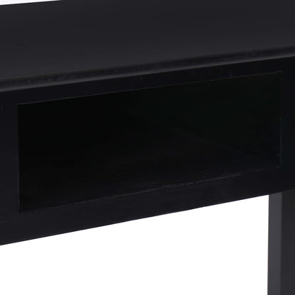 Scrivania Nera 110x45x76 cm in Legno | homemem39